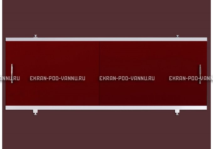 Экран EUROPLEX Универсал бордо под трубы – купить по цене 6250 руб. в интернет-магазине в городе Оренбург картинка 1
