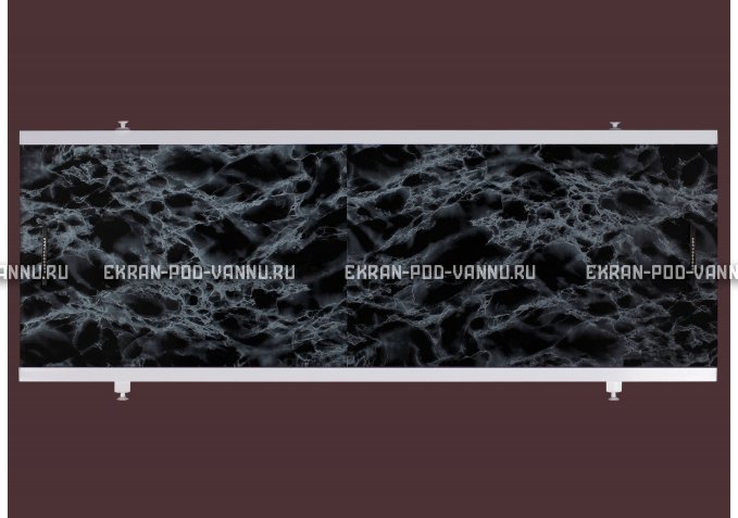 Экран EUROPLEX Универсал черный мрамор – купить по цене 6250 руб. в интернет-магазине в городе Оренбург картинка 1