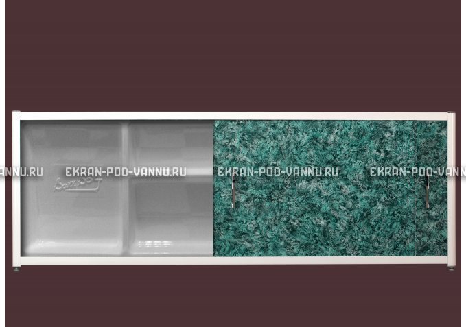 Экран с полкой - Малахит – купить по цене 6280 руб. в интернет-магазине в городе Оренбург картинка 1