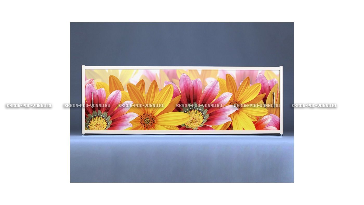 Раздвижной ФОТО экран - Flowers – купить по цене 8500 руб. в интернет-магазине в городе Оренбург картинка 6