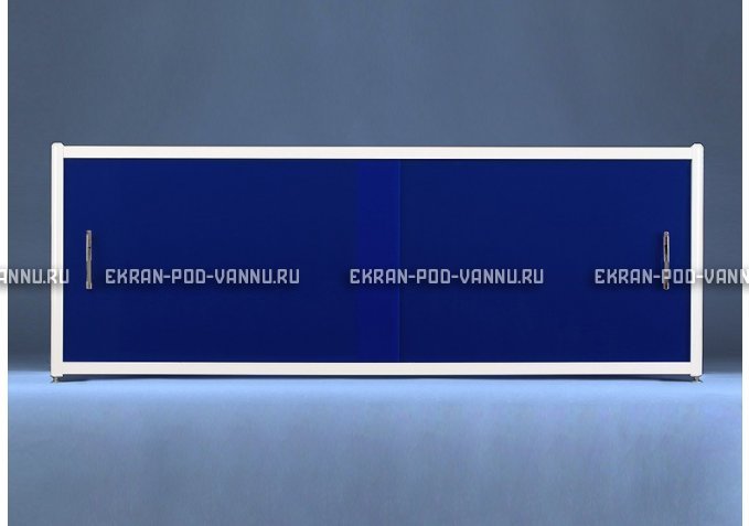 Раздвижной экран EUROPLEX Комфорт синий – купить по цене 6750 руб. в интернет-магазине в городе Оренбург картинка 1