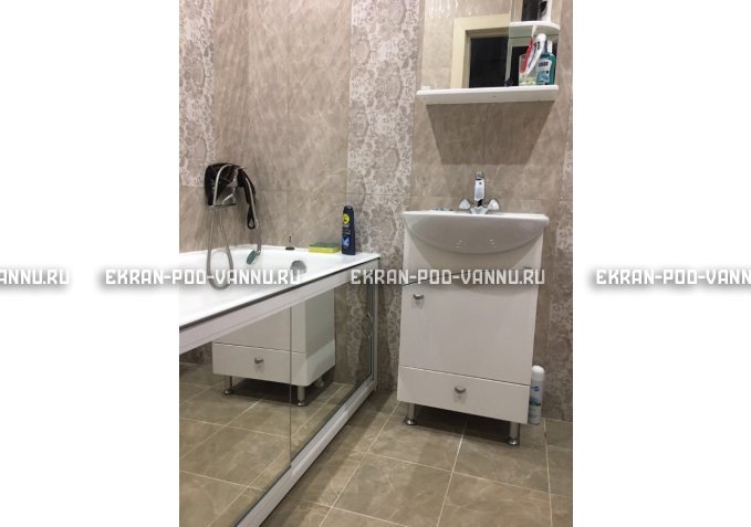 Раздвижной экран EUROPLEX Роликс Зеркальный – купить по цене 9700 руб. в интернет-магазине в городе Оренбург картинка 5
