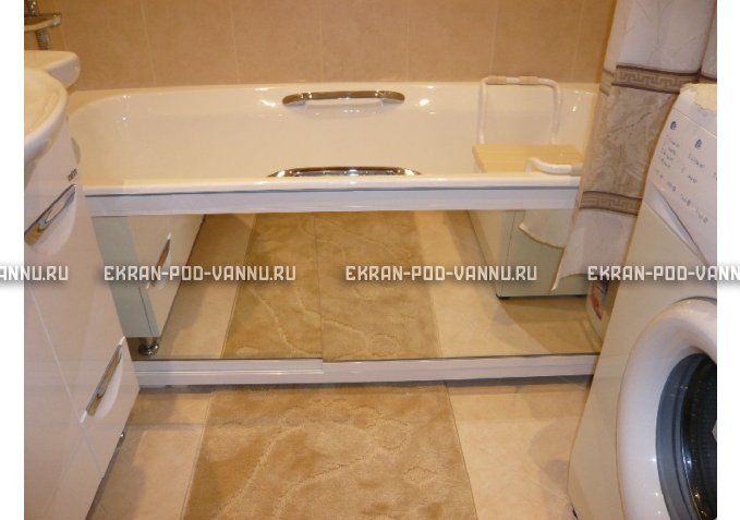 Раздвижной экран EUROPLEX Роликс Зеркальный – купить по цене 9700 руб. в интернет-магазине в городе Оренбург картинка 3