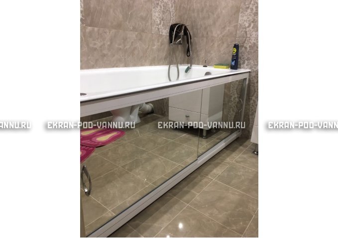 Раздвижной экран EUROPLEX Роликс Зеркальный – купить по цене 9700 руб. в интернет-магазине в городе Оренбург картинка 9
