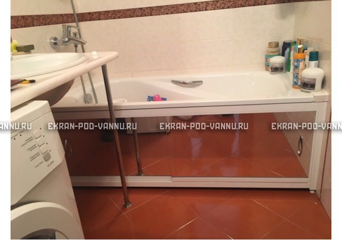 Раздвижной экран EUROPLEX Роликс Зеркальный – купить по цене 9700 руб. в интернет-магазине в городе Оренбург картинка 10