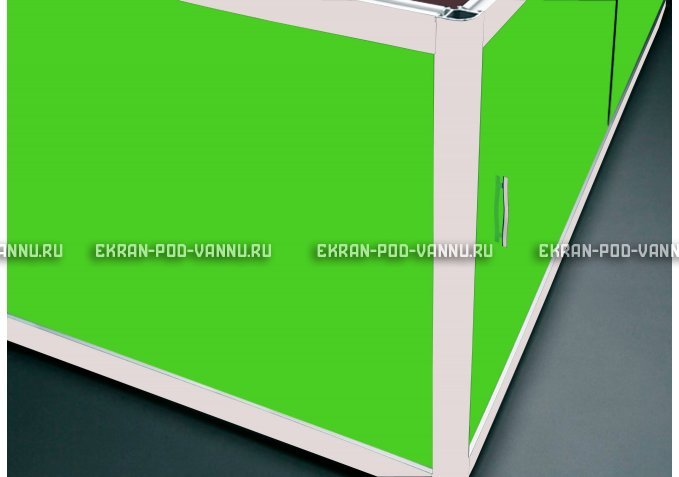 Торцевой экран EUROPLEX Комфорт салатовый – купить по цене 8760 руб. в интернет-магазине в городе Оренбург картинка 1