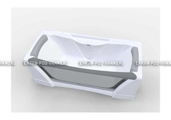 Прозрачная ванна 1MarKa Dolce Vita 180x80 – купить по цене 43200 руб. в интернет-магазине в городе Оренбург картинка 2