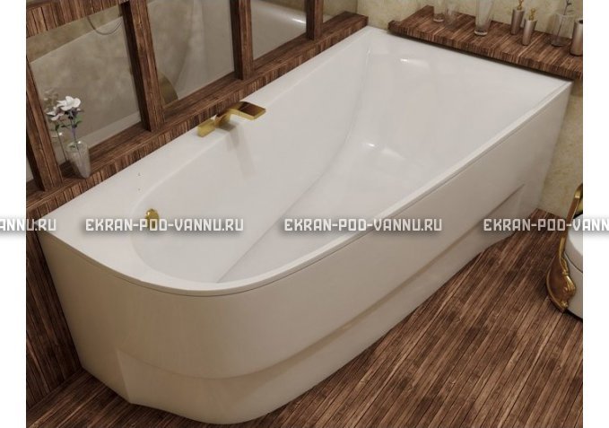 Акриловая ванна Vayer Boomerang 170x90 – купить по цене 47600 руб. в интернет-магазине в городе Оренбург картинка 1