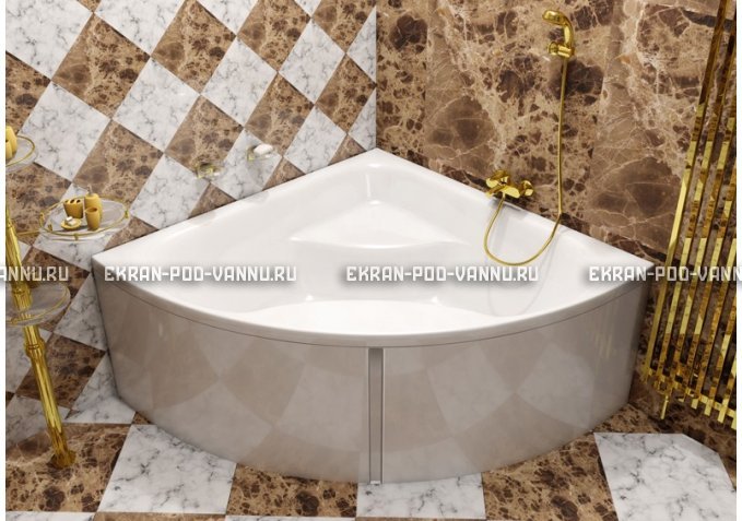 Акриловая ванна Vayer Persefona 140x140 – купить по цене 25230 руб. в интернет-магазине в городе Оренбург картинка 1