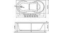 Акриловая ванна Relisan Lada 150x70 – купить по цене 14400 руб. в интернет-магазине в городе Оренбург картинка 13