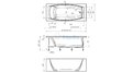 Отрезная ванна 1MarKa Pragmatika 173-155х75 см  – купить по цене 15450 руб. в интернет-магазине в городе Оренбург картинка 25
